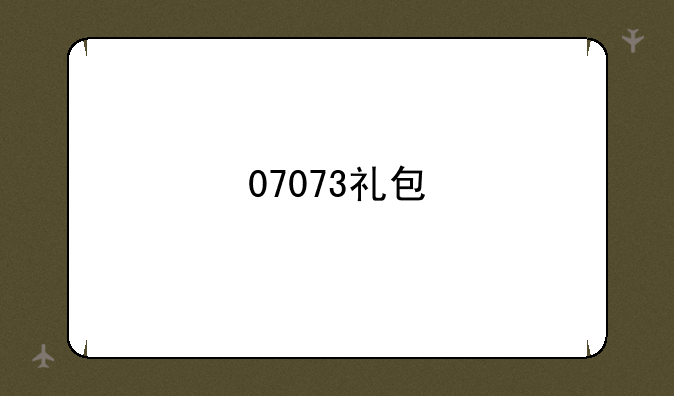 07073礼包